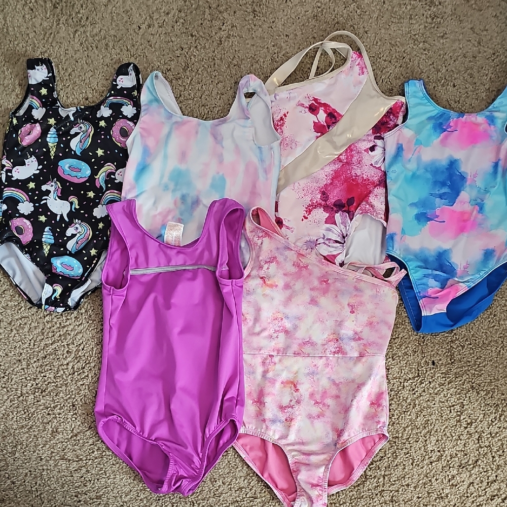 Girl Gymnastics Leotards Bundle